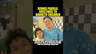 DENNIS PADILLA GREETINGS TOBARRETO CHILDREN#dennispadilla #juliabaretto #danibarreto #fatherandchild