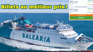 Voici comment obtenir des billets de bateau pas cher 🇲🇦🛳 !