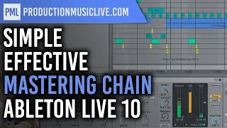 Mastering - Simple but Effective | Ableton Live 10 (only stock effects)