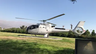 AIRBUS H130 takeoff