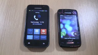 Over the Horizon Incoming call & Outgoing call at the Same time Samsung S1 + Samsung Wave Y