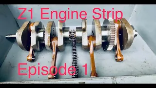 Kawasaki Z1B 900 engine repairs - Episode 1