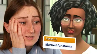 making my sim get married for money lol