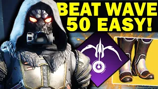 BEAT WAVE 50 EASY! - Void Hunter Onslaught Build | Destiny 2: Into the Light