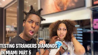 TESTING STRANGERS DIAMONDS🥶💎PT.5 FT. RAW YOUNGIN MIAMI MALL EDITION | *NEW PUBLIC INTERVIEW*