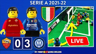 Roma Inter 0-3 • Serie A 2021/22 • Sintesi e Gol Calhanoglu • All Goals & Highlights Lego Football