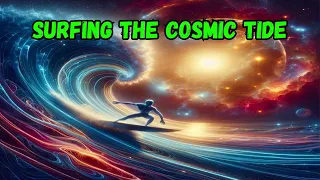 Surfing The Cosmic Tide: Intergalactic Space Ambient Music By Alien Interaction