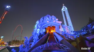 [4K] Halloween Log Flume Ride at Knott's Berry Farm 2021 | Log Ride Halloween Edition