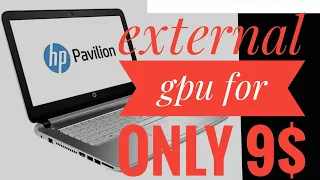 How to install external gpu on a laptop for only 9$ with mini pcie riser from aliexpress