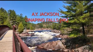 Explore Canada 🇨🇦 | Waterfall | Sudbury | A.Y. Jackson Lookout - Onaping Falls - 4K #canada #explore