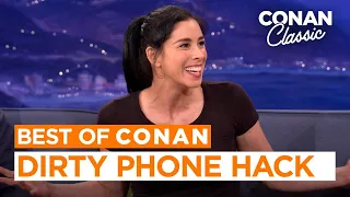 Sarah Silverman's Dirty Smartphone Hack | CONAN on TBS