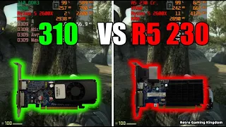 GeForce 310 DDR3 vs Radeon R5 230 (HD 8450) Test In 9 Games (Capture Card)