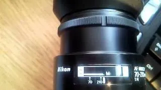 Nikkor 70-210 f/4 Autofocus Speed