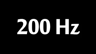 200 Hz Test Tone 10 Hours