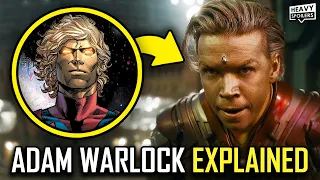 GUARDIANS OF THE GALAXY Vol 3 Adam Warlock Explained | Comic History, Powers & Movie Differences