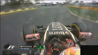 F1 Maldonado Spin Qualifyng Australia 2014