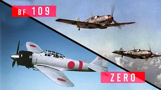 Bf 109 vs A6M Zero: Which Axis fighter was superior?