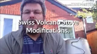Swiss Army Volcano Stove Modifications