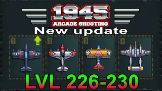 🚀🚀1945 Air Forces / Arcade Shooting / New Update / LVL 226 - 230 / Gameplay (Android, iOS) 🚀🚀