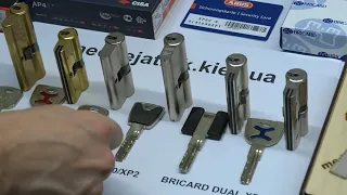 самоимпрессия для замка cisa ap4 ap3 abus xp20 xp2 bricard dual xp. как вскрыть без ключа