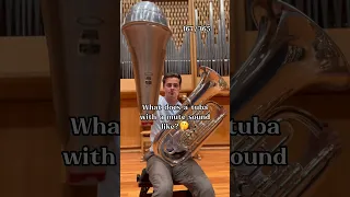 What does a tuba with a mute sound like?🤔