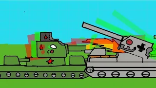 kv 5 vs german monster t67 tank animation 4 flipaclip