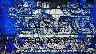 LA SPLENDIDA COREOGRAFIA DELLA NORD PRIMA DI INTER-JUVENTUS!