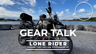 Lone Rider Ranger Tank Bag and Overlander 30L Highlights and Features