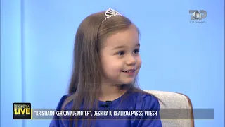 4 vjeçarja që zbukuroi studion është kunata më e vogël që mund të keni njohur-Shqipëria Live