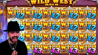 TOP 5 RECORD WINS OF THE WEEK ★ FULL SCREEN EPIC WIN ON WILD WEST GOLD SLOT