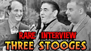 RARE - THREE STOOGES interview and Stooge Family Interview