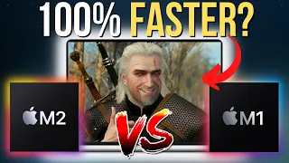 M2 Mac is HOW MUCH FASTER than the M1!? Witcher 3, Minecraft, Warhammer III, Metro Exodus tested!