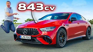 Análise do Mercedes-AMG GT 63 S com teste de 0-100 km/h, 400m, drift e pista!