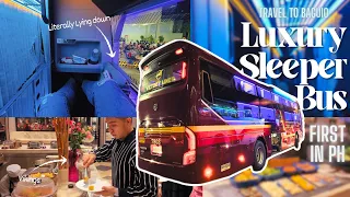 Luxury Sleeper Bus to Baguio & Lunch at Vikings - Day in the life | Victory Liner Royal Class