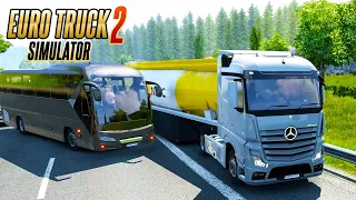 Разложил Бензовоз - Euro Truck Simulator 2