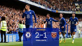 Chelsea 2-1 West Ham | Extended Premier League Highlights