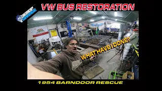 Building a 1954 VW barndoor single cab from scratch // Rusted to the max! #volkswagen