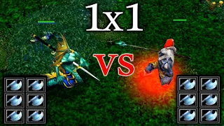 Naga Siren vs Phantom Lancer with 6x Manta Style  25 Level  Who Will Beat