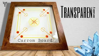 Made A Transparent Carrom Board | Glass |  The Arten