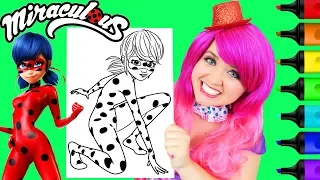 Coloring Miraculous Ladybug Coloring Page Prismacolor Markers | KiMMi THE CLOWN