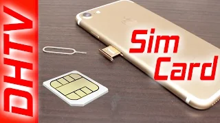 How To Insert/Remove Sim Card From iPhone 7 & iPhone 7 Plus