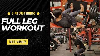 FULL LEGS WORKOUT FOR MUSCLES BUILDING| LEGS WORKOUT AT GYM 💪🏻