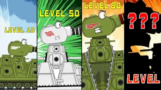 KV-44 New Levels of Power: Cartoons about tanks