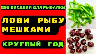 Две насадки для рыбалки на КАРАСЯ, ЛЕЩА, КАРПА. Работают круглый год.