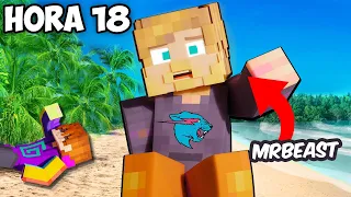 Sobrevivi 24 Horas en mi Isla Privada (MrBeast en Minecraft)