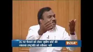 President wasn't satisfied with SC's decision on 2G Scam, reveals A. Raja in Aap Ki Adalat