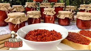 Ajvar tradicional me speca të pjekur! Shija e ajvarit nuk ben te mungoj ne tryezat tona