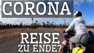 CORONA - end of the journey? | Marrakech & Olive Oil Manufacture | Bike world tour | Morocco | # 030