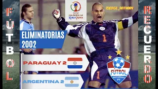 Paraguay 2-2 Argentina  -  Eliminatorias Sudamericanas  Corea Japón 2002