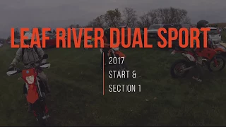 2017 Leaf River Dual Sport - Start and Section 1